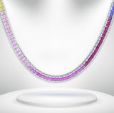 Diamond Titanium Long Necklace