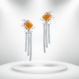 Diamond Titanium Earring