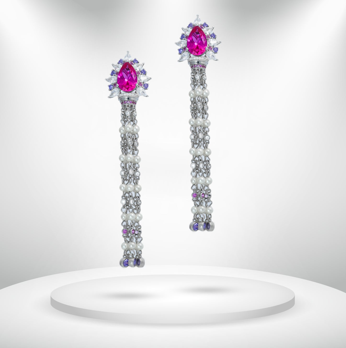 Diamond Titanium Earring