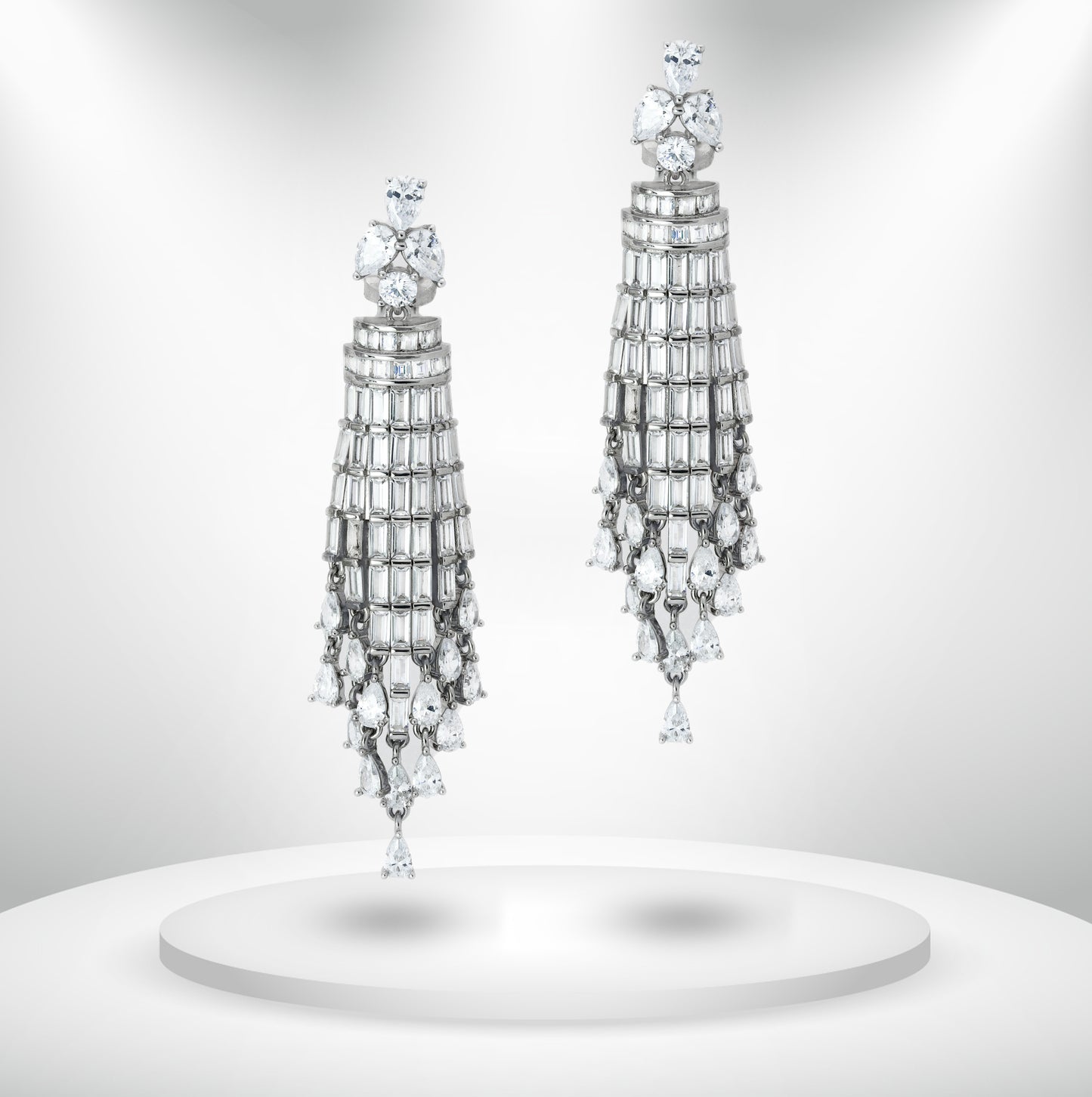 Diamond Titanium Earring