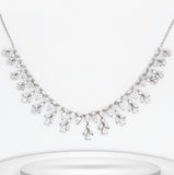 Diamond Titanium Long Necklace