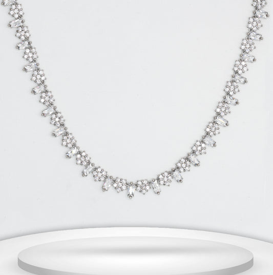 Diamond Titanium Long Necklace