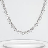 Diamond Titanium Long Necklace