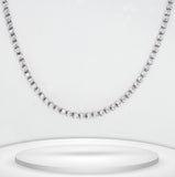 Diamond Titanium Long Necklace