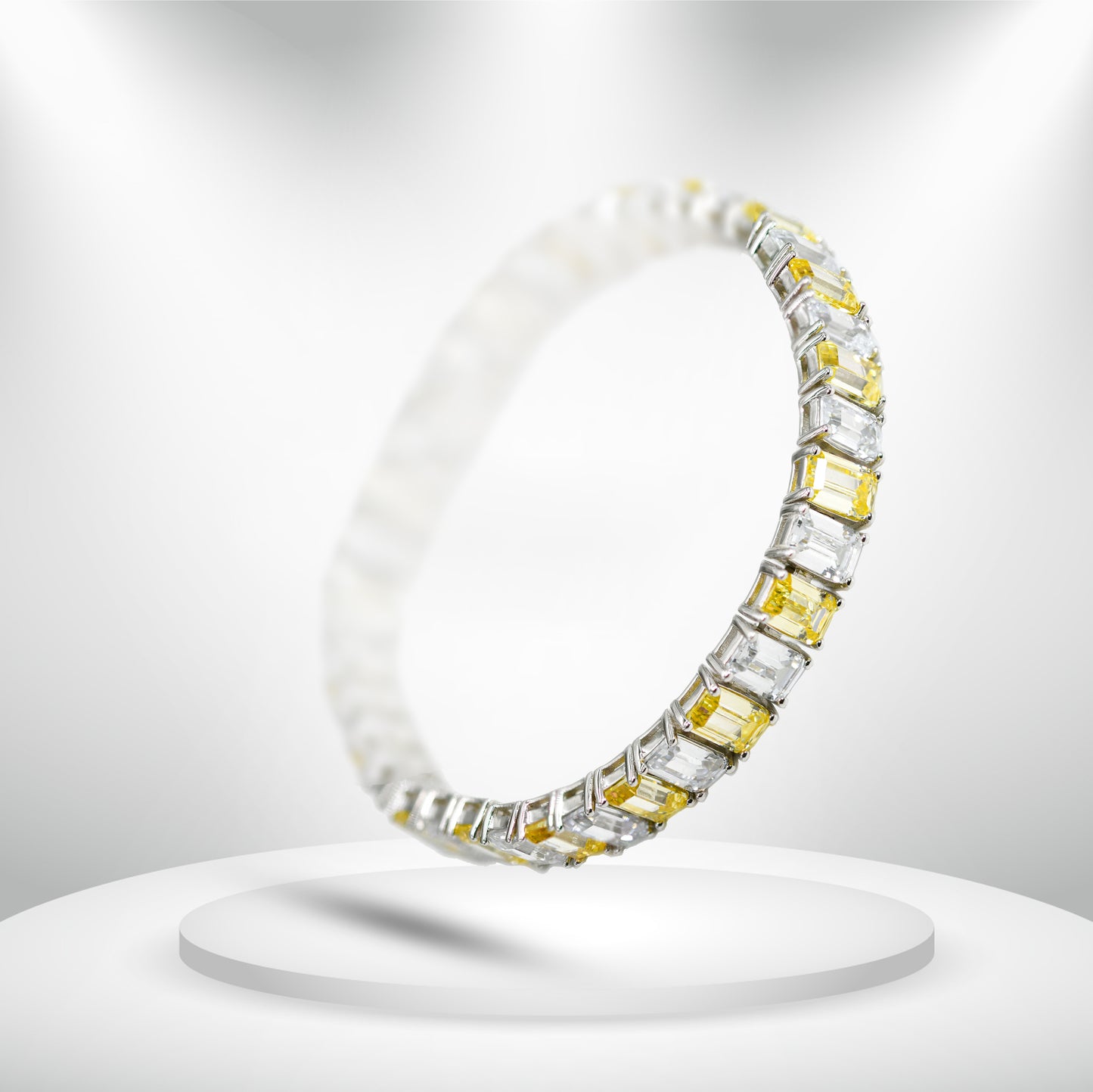 Diamond Titanium Bracelet