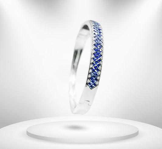 Diamond Titanium Bracelet