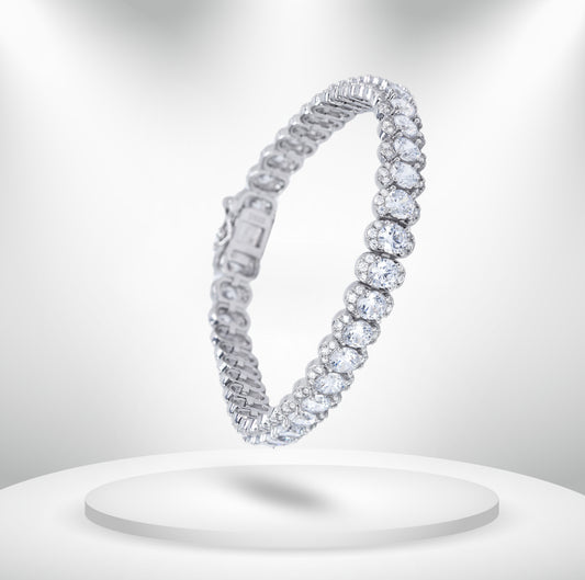 Diamond Titanium Bracelet