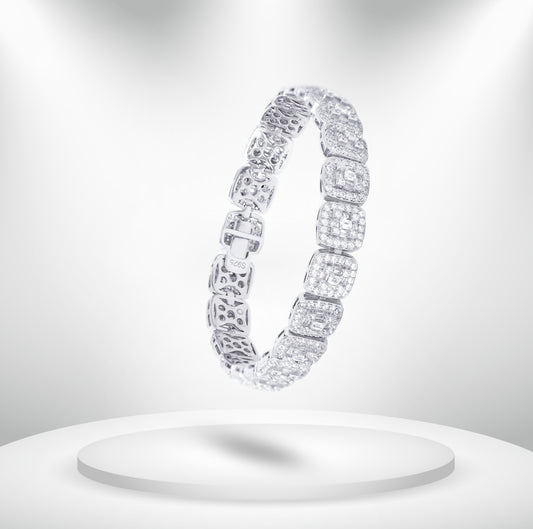 Diamond Titanium Bracelet