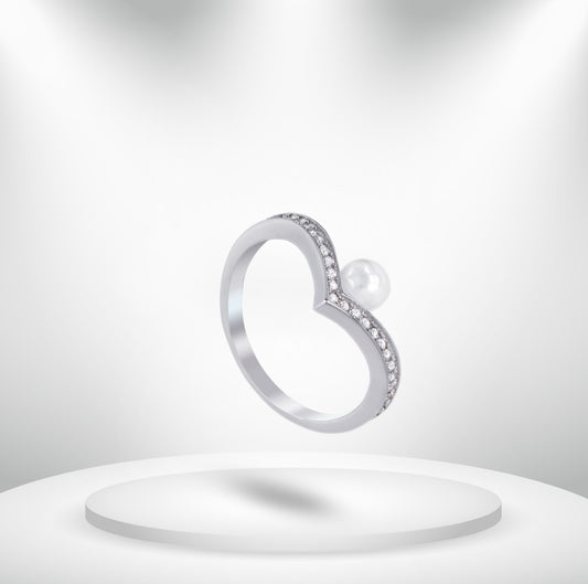 Diamond Titanium Ring