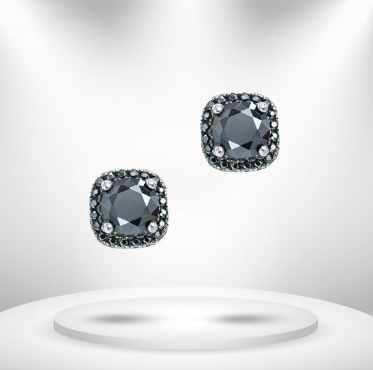 Diamond Titanium Earring