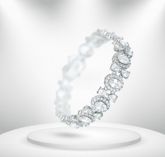 Diamond Titanium Bracelet