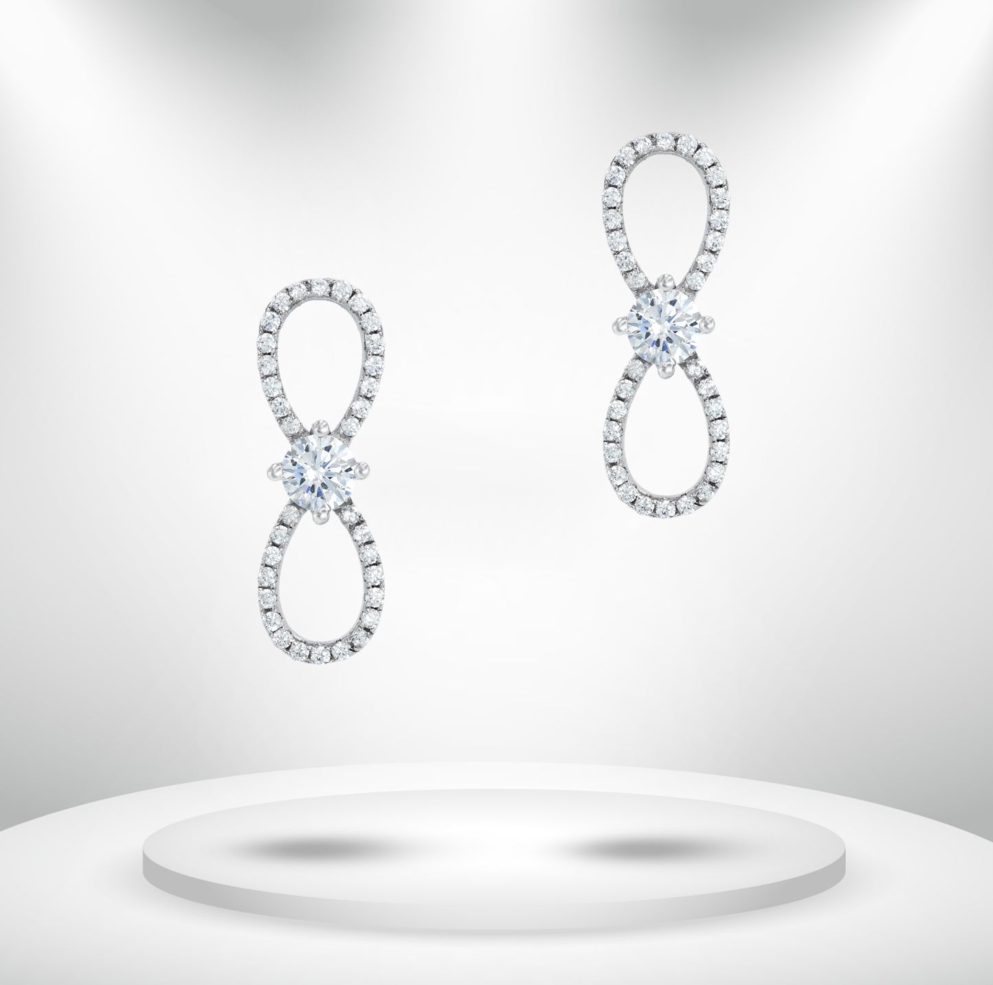 Diamond Titanium Earring