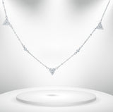 Diamond Titanium Long Necklace